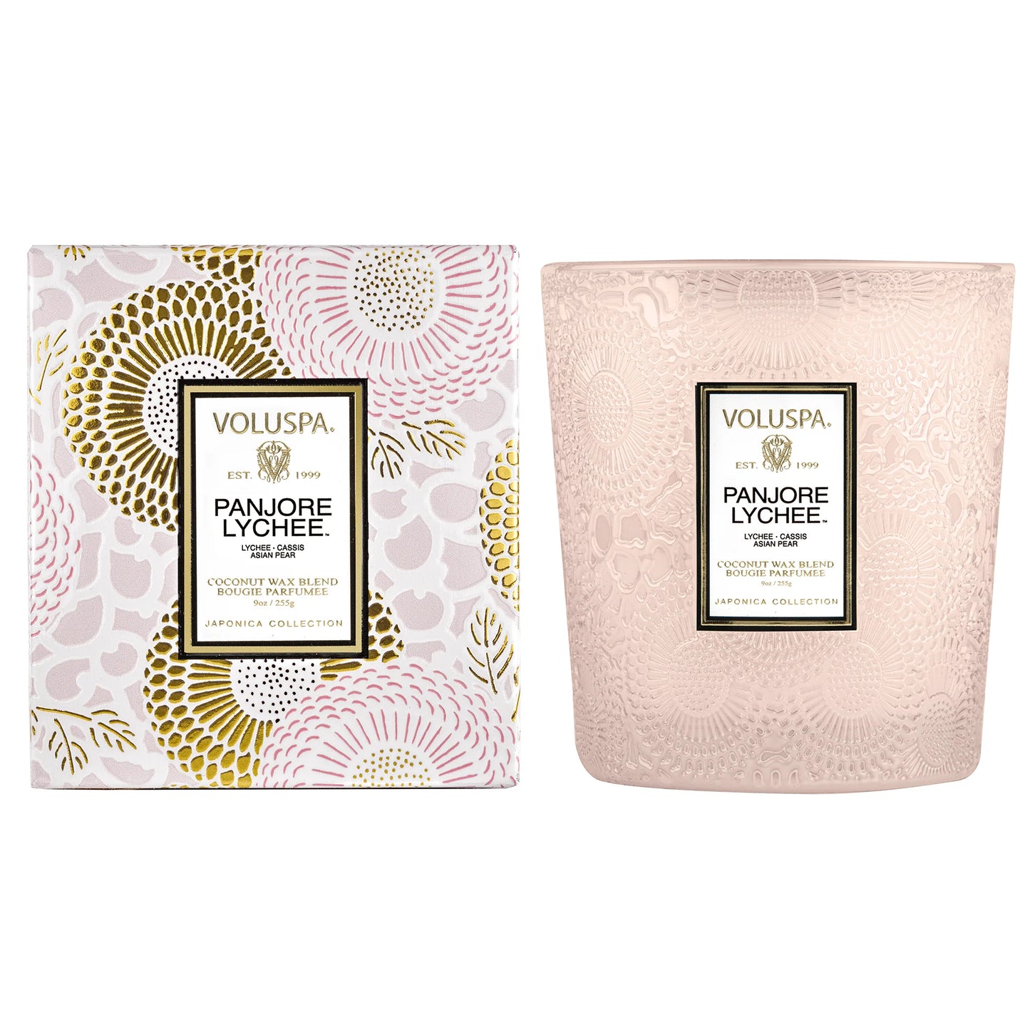 Panjoree Lychee Scalloped Edge/classic candle 9 oz