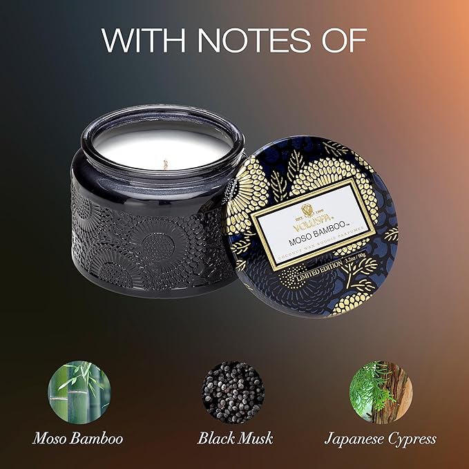 Voluspa Moso Bamboo Petite jar candle 3.2oz