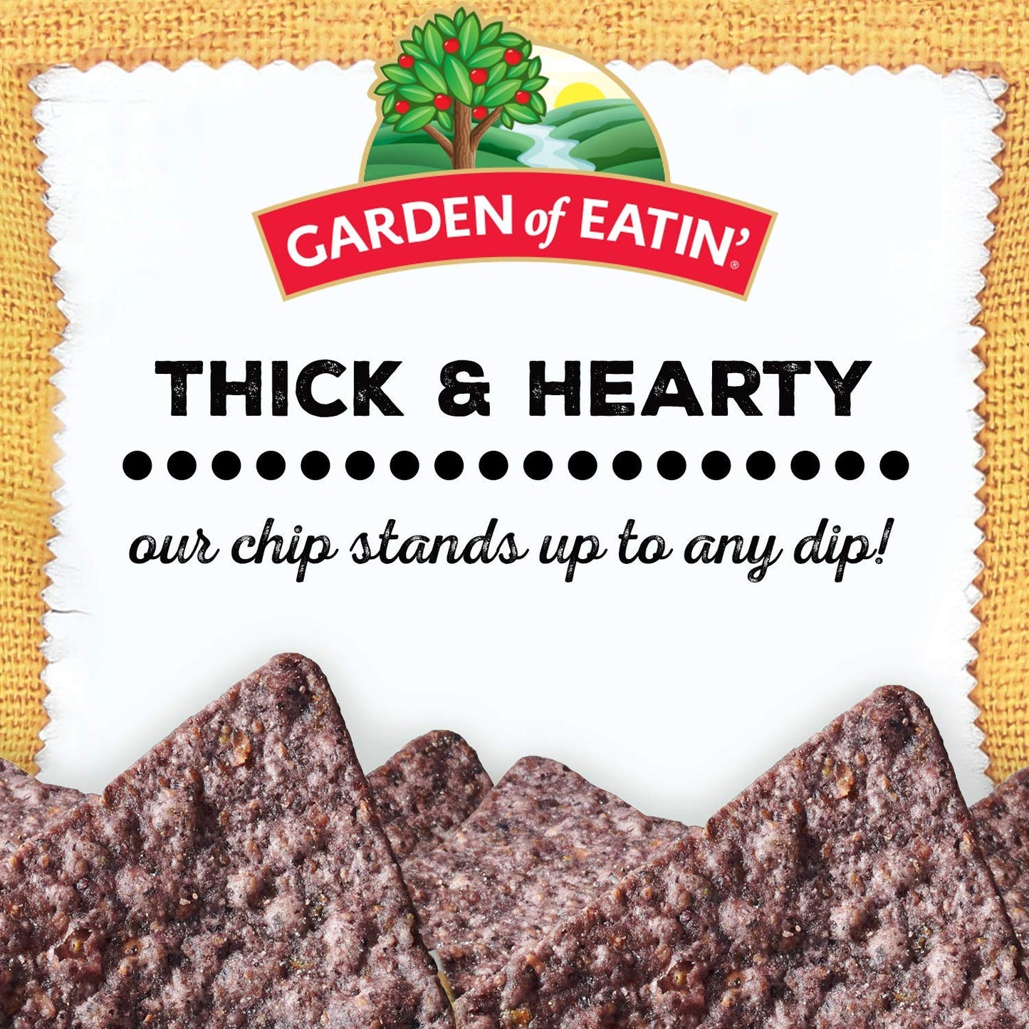 Garden of Eatin' Red Hot Organic Blue Corn Tortilla Chips | 16 Ounce Bag (Pack of 12)