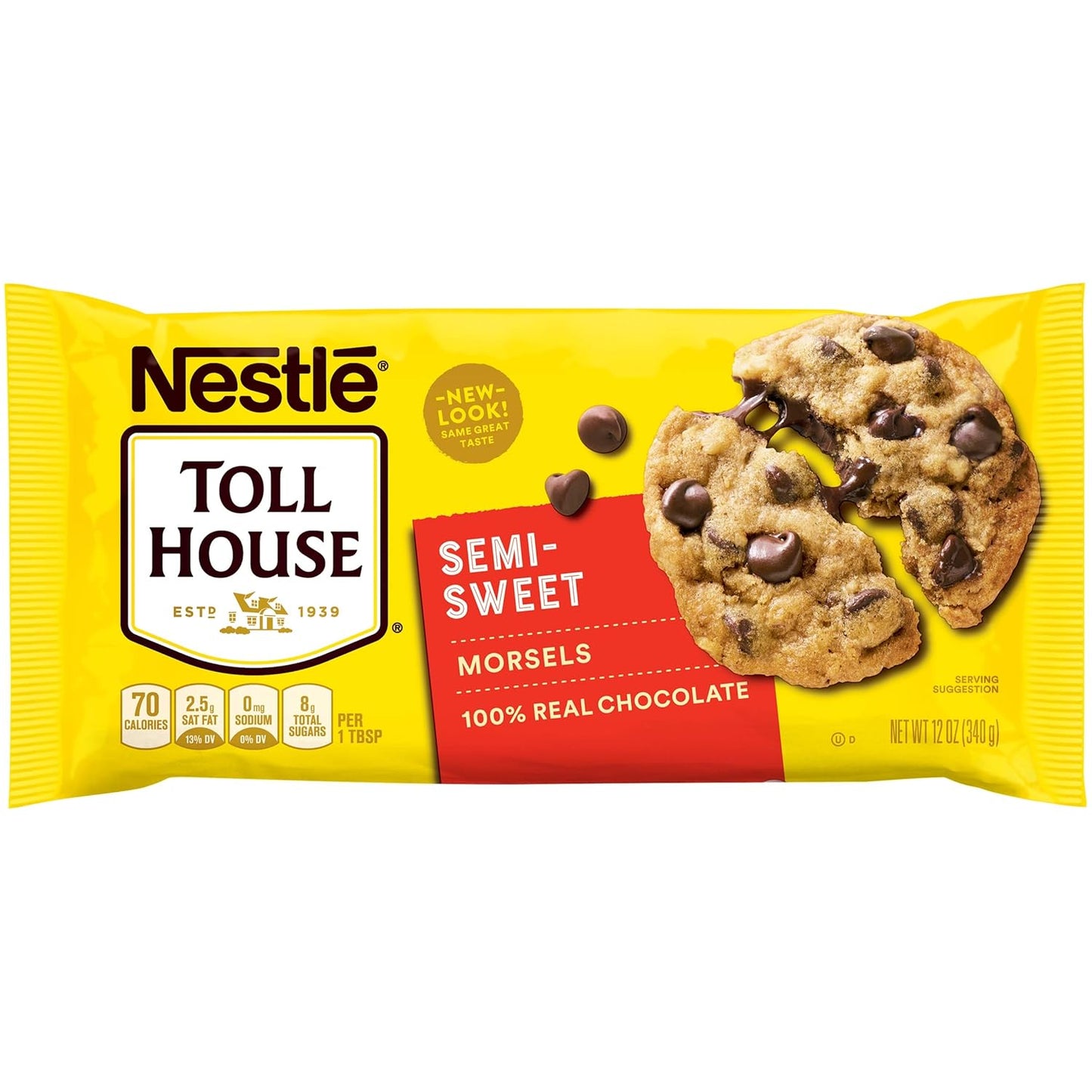 Nestle Toll House Semi-sweet Chocolate Morsels 12oz (Pack of 3)
