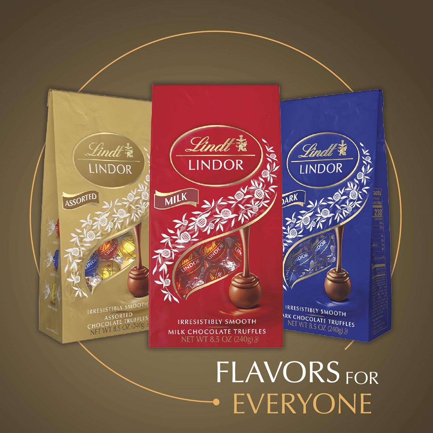 Lindt Lindor Assorted Chocolate Truffles 8.4 oz bags