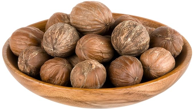 Fresh Organic Whole Nutmeg by RawJoy