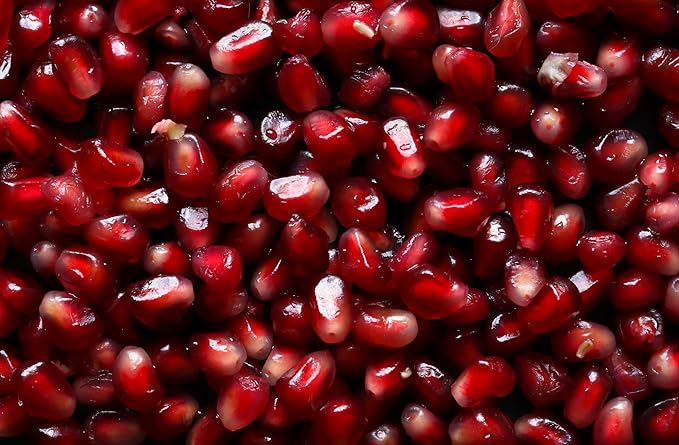 Fresh Organic Red Juicy Pomegranate Seeds by RawJoy Farms