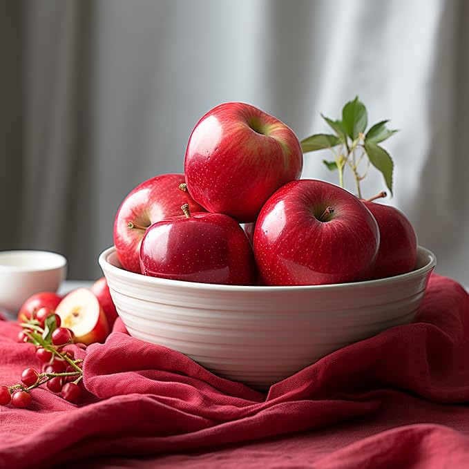 Fresh delicious red apples by RawJoy Farms
