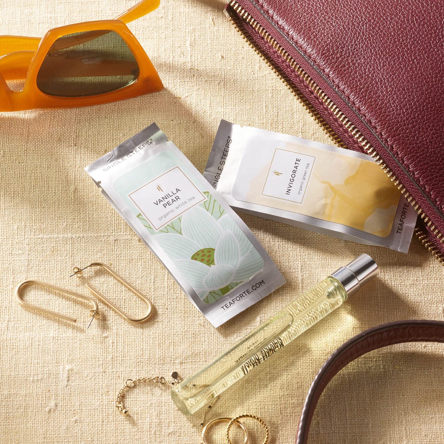 Tea Forte world of teas, Single Steeps Organic Loose Leaf