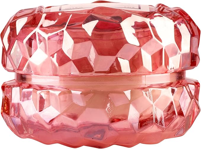Voluspa BlackBerry Rose Oud Candle | Macaron | 1.8 Oz. | 15 Hour Burn Time | Coconut Wax and Natural Wicks for a Cleaner Burn | Vegan | Hand-Poured in The USA