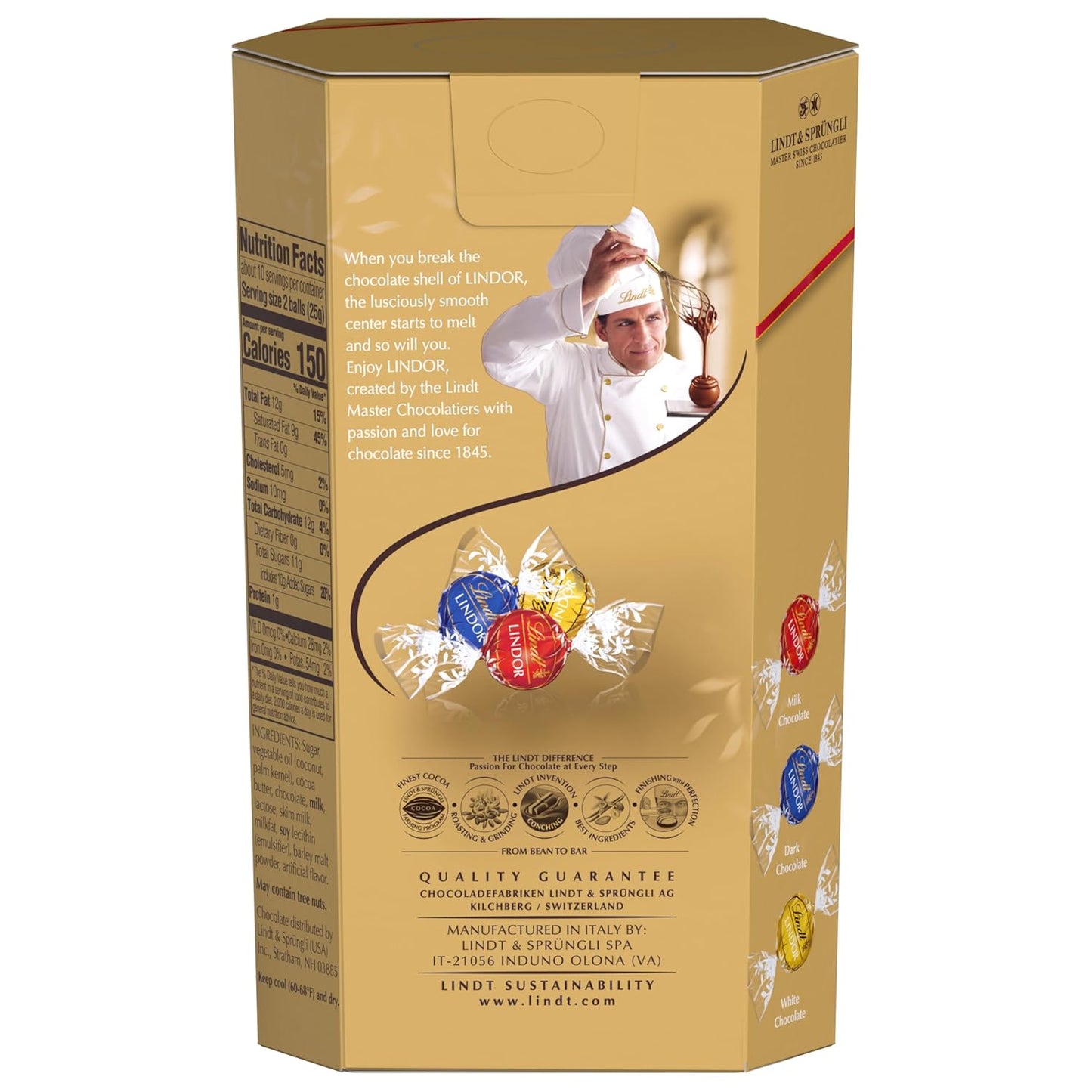 Lindt Lindor Assorted Chocolate Truffles 8.4 oz bags