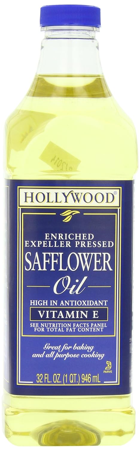 Hollywood Safflower Oil 32 Ounce Bottle Each (pack of 1)