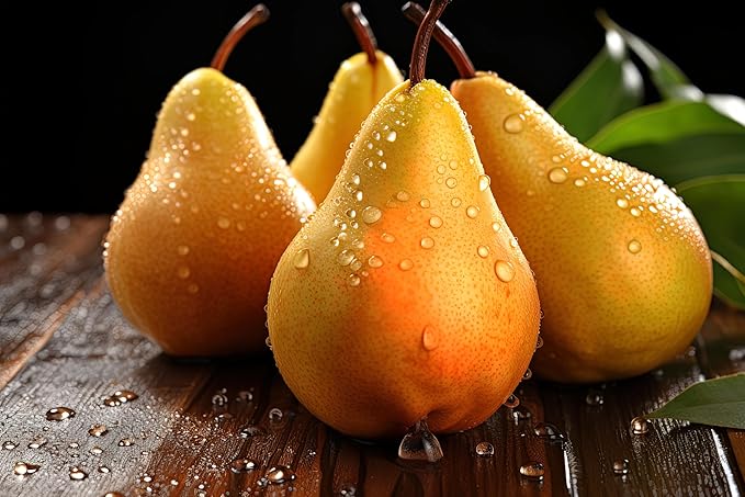 Fresh delicious Bosc Pears by RawJoy Farms