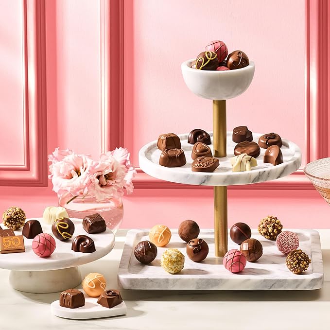 Godiva Chocolatier Valentine's Day Chocolate Gift Box, Rich Dark Chocolates for Loved Ones, Gourmet Valentine Box of Chocolate for Gift Basket, Candy Variety Pack, 18pc