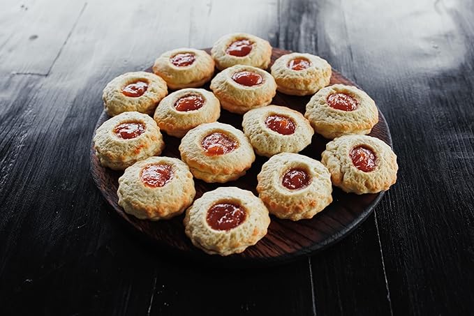 RawJoy Fresh New York City Orange Jelly Dot Cookies