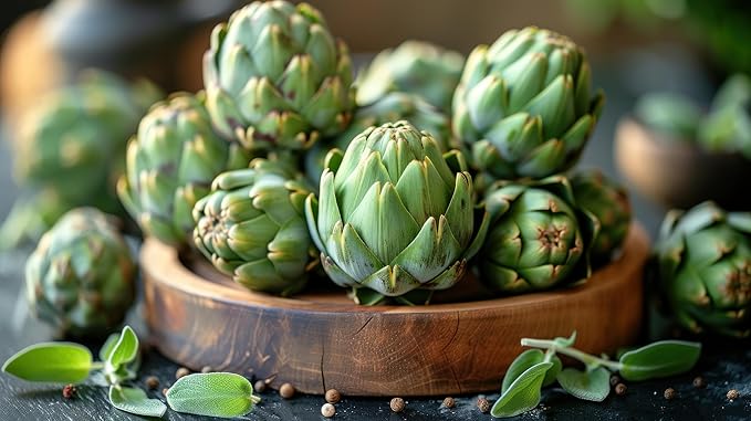 Organic Fresh Green Artichokes by RawJoy Farms