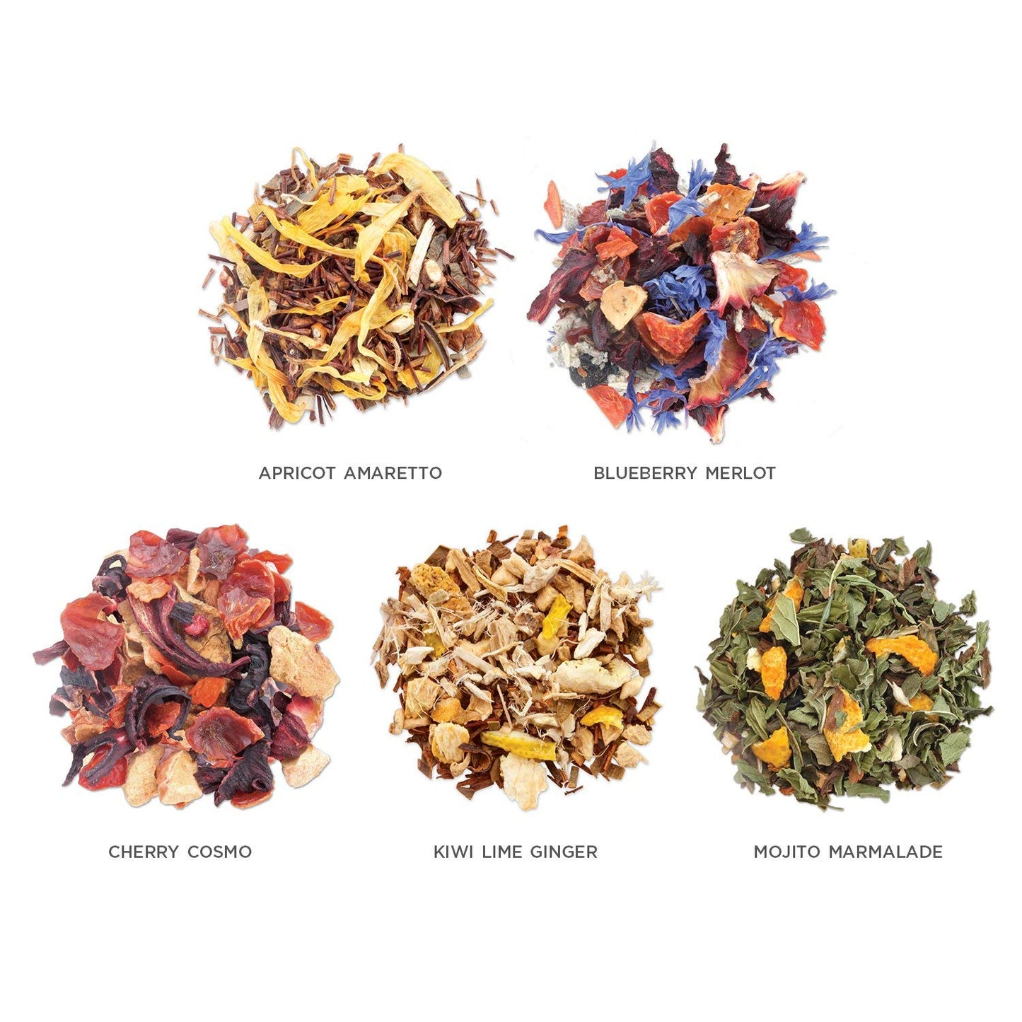 Tea Fortè Herbal Retreat Box 15 Sachets Tisane Fruit 5 Assorted Flavours Bio