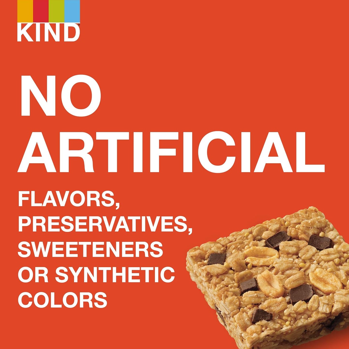 Kind Healthy Grains Granola Bars Peanut Butter Dark chocolate chewy with a crunch 1.2 oz Bars total weight 6.2 oz