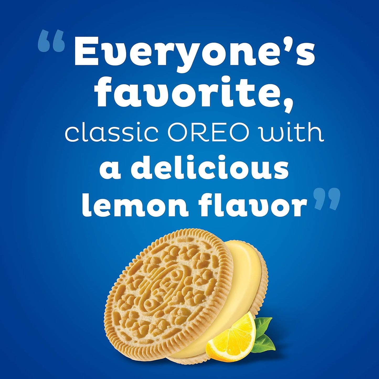 Nabisco Golden Lemon Creme Oreo Cookies 1 lb Bag (Case Pack of 12)