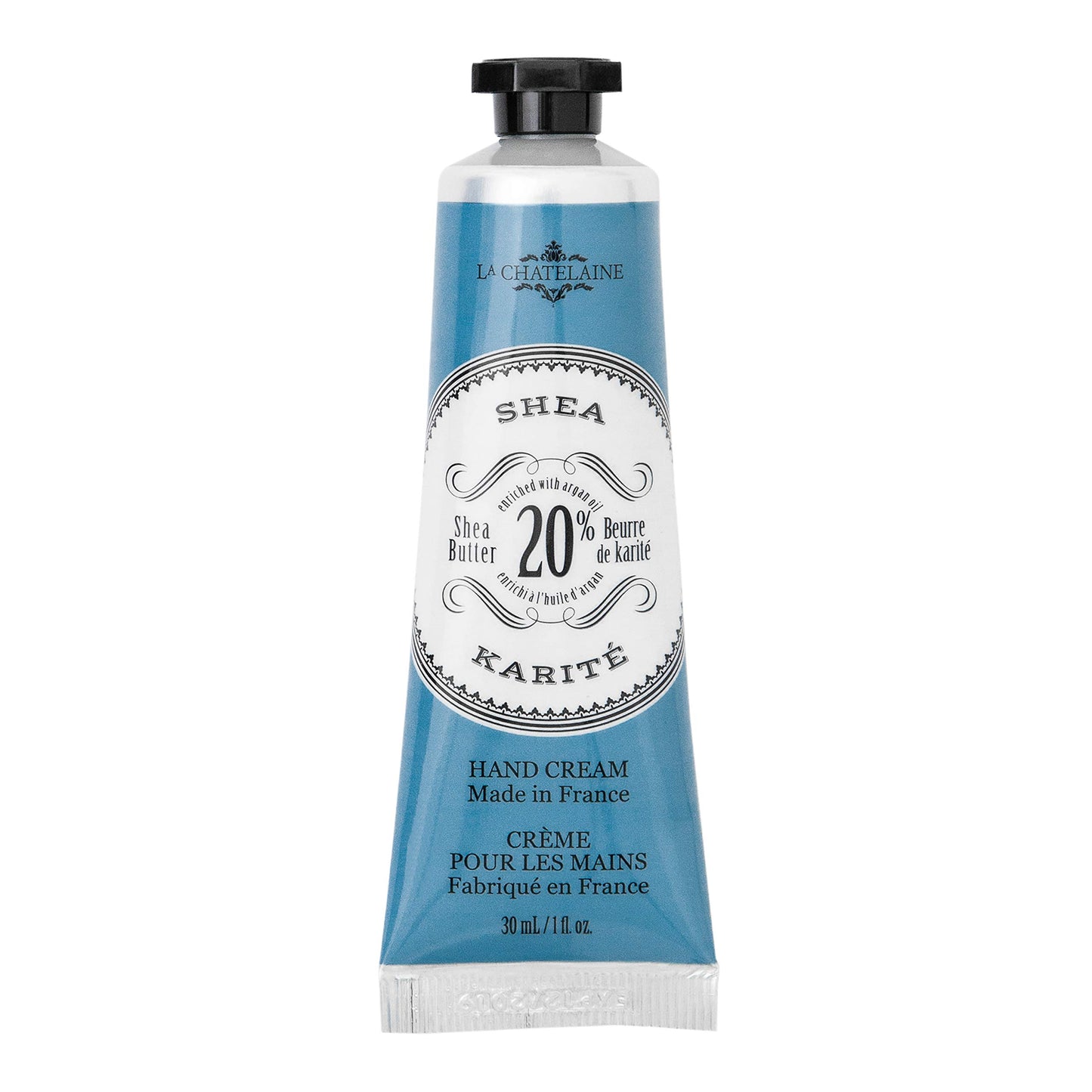 La Chatelaine Luxury Travel Soap Collection, Set of 4: Plant-Based, Made in France with Organic Shea Butter, featuring 2 Shea Hand Creams, 2 shea soaps, & 2 Travel Tins