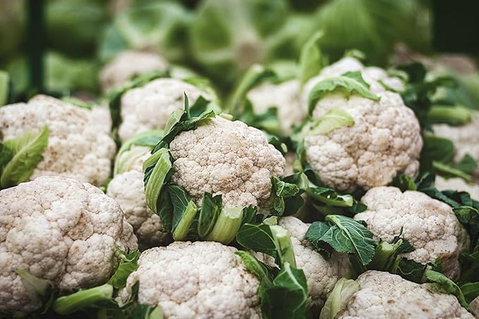 Fresh White Cauliflower by RawJoy Farms