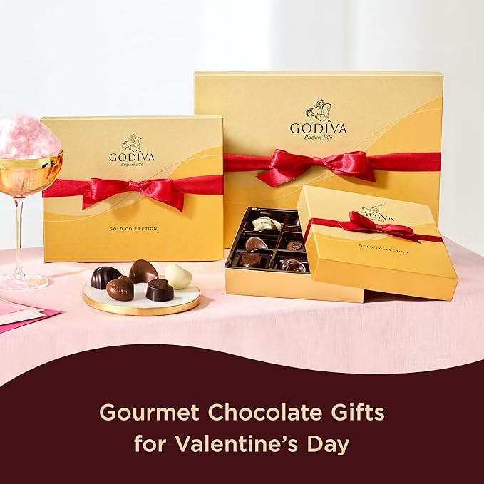 Godiva Gold Collection Milk Chocolate Assorted 7.9 oz box18 piece