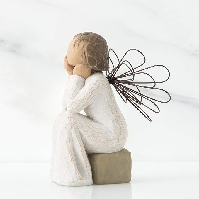 Willow Tree ANGEL OF CARING, Always There With Willing Ear & Open Heart,