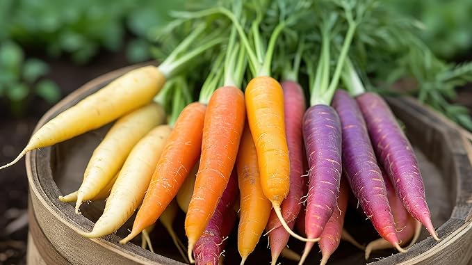 Organic Fresh Rainbow Carrots by RawJoy Farms