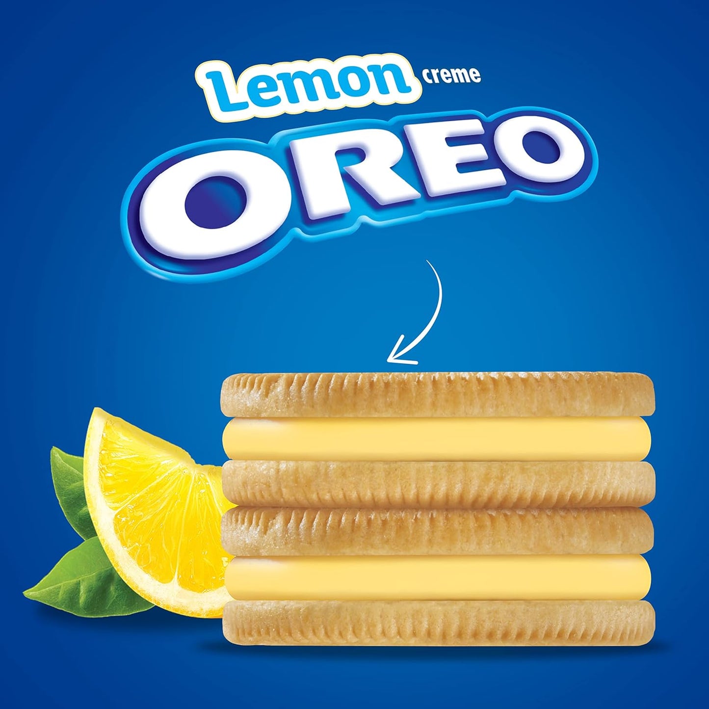 Nabisco Golden Lemon Creme Oreo Cookies 1 lb Bag (Case Pack of 12)