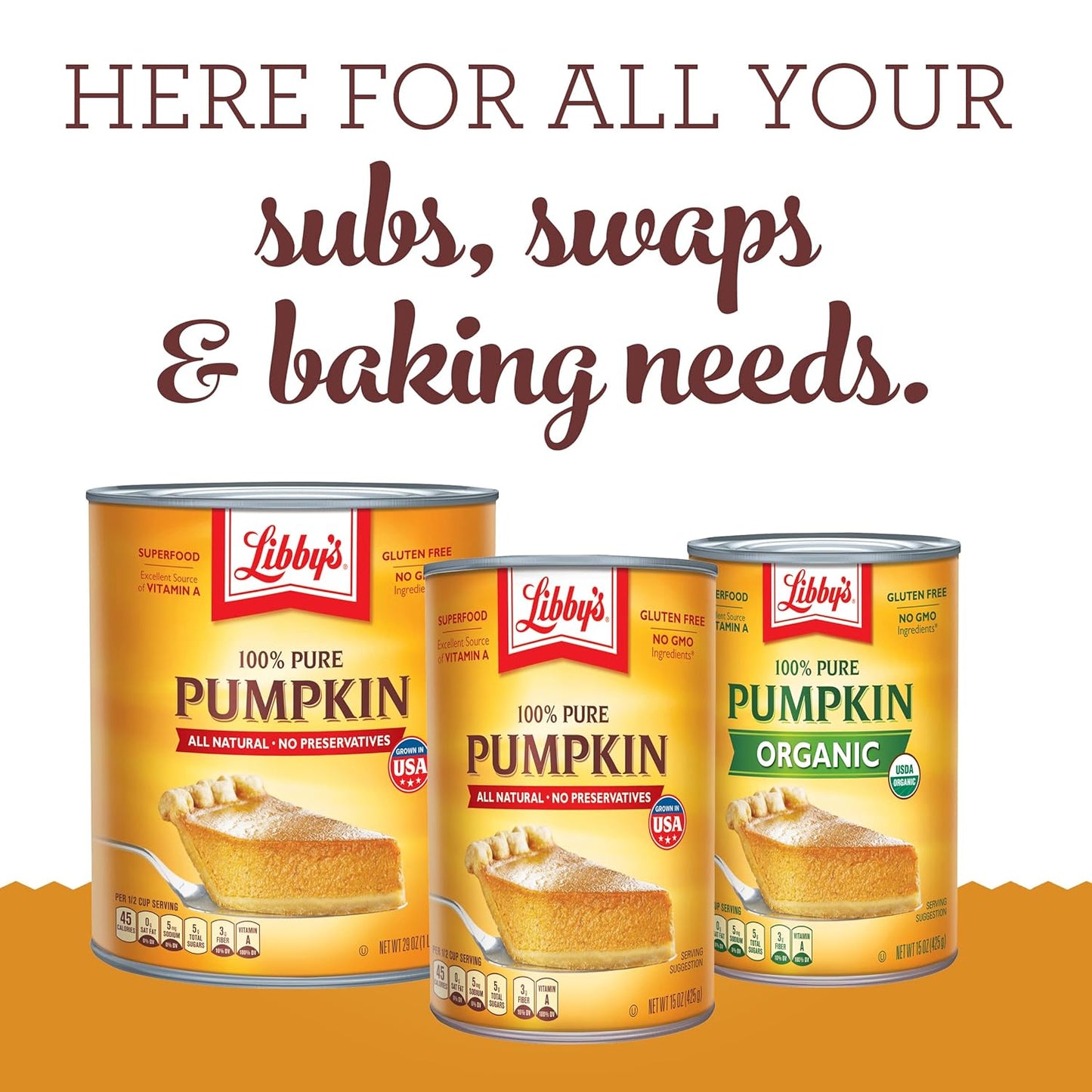 LIBBY'S Organic Pumpkin Bisphenol A non-intent 12 Cans x 15 Ounce Case