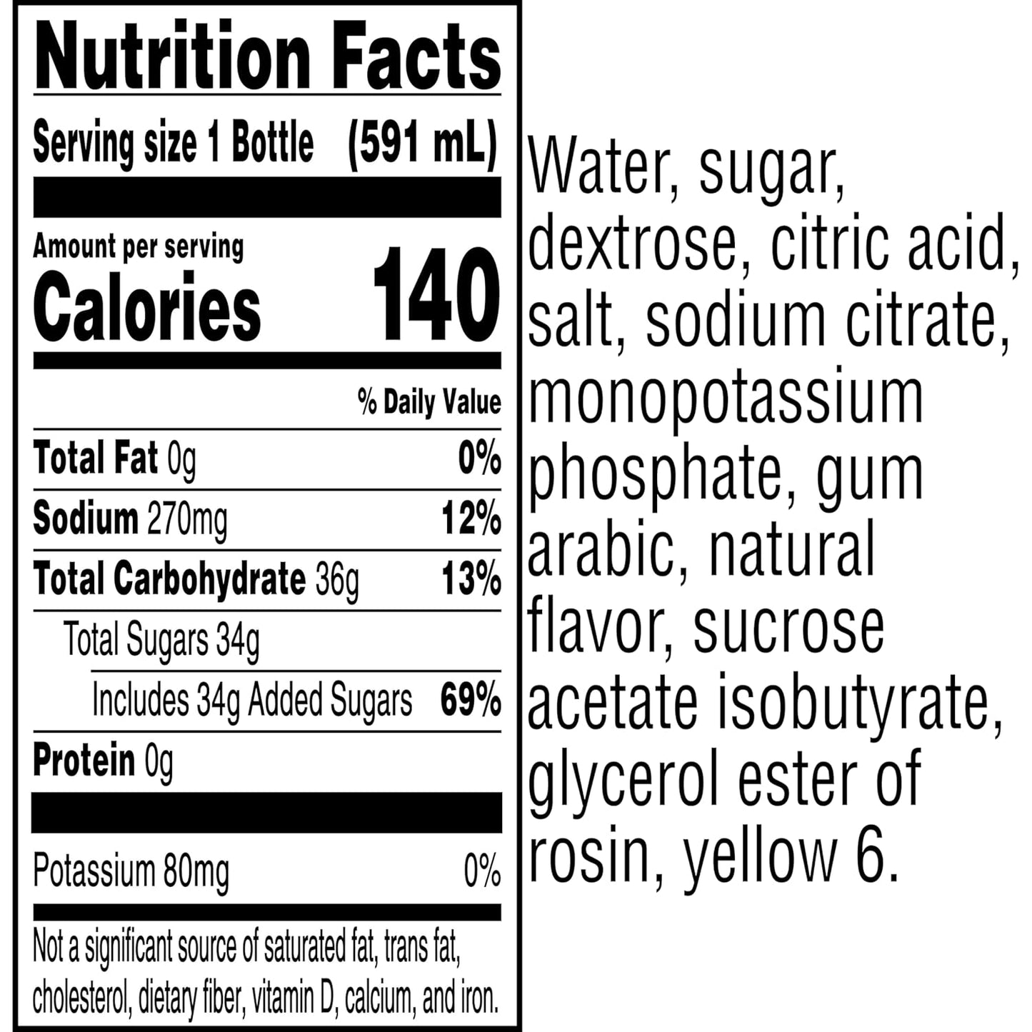 Gatorade G Zero Thirst Quencher, Orange, 20 fl oz - 8 Count