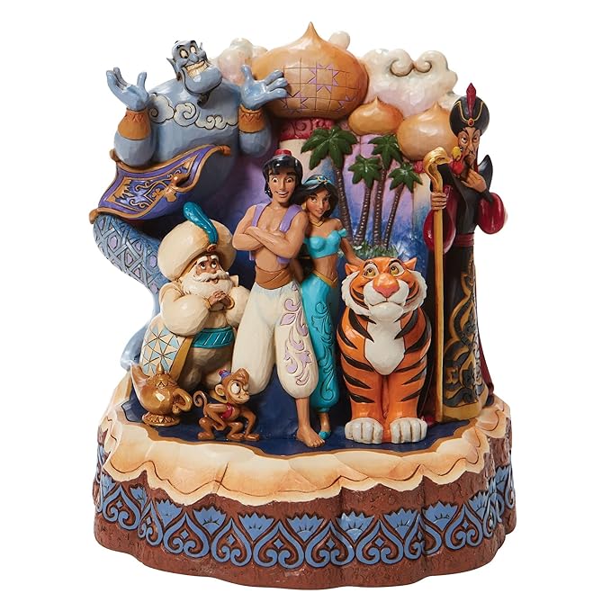 Enesco Disney Traditions Carved by Heart Aladdin Figurine
