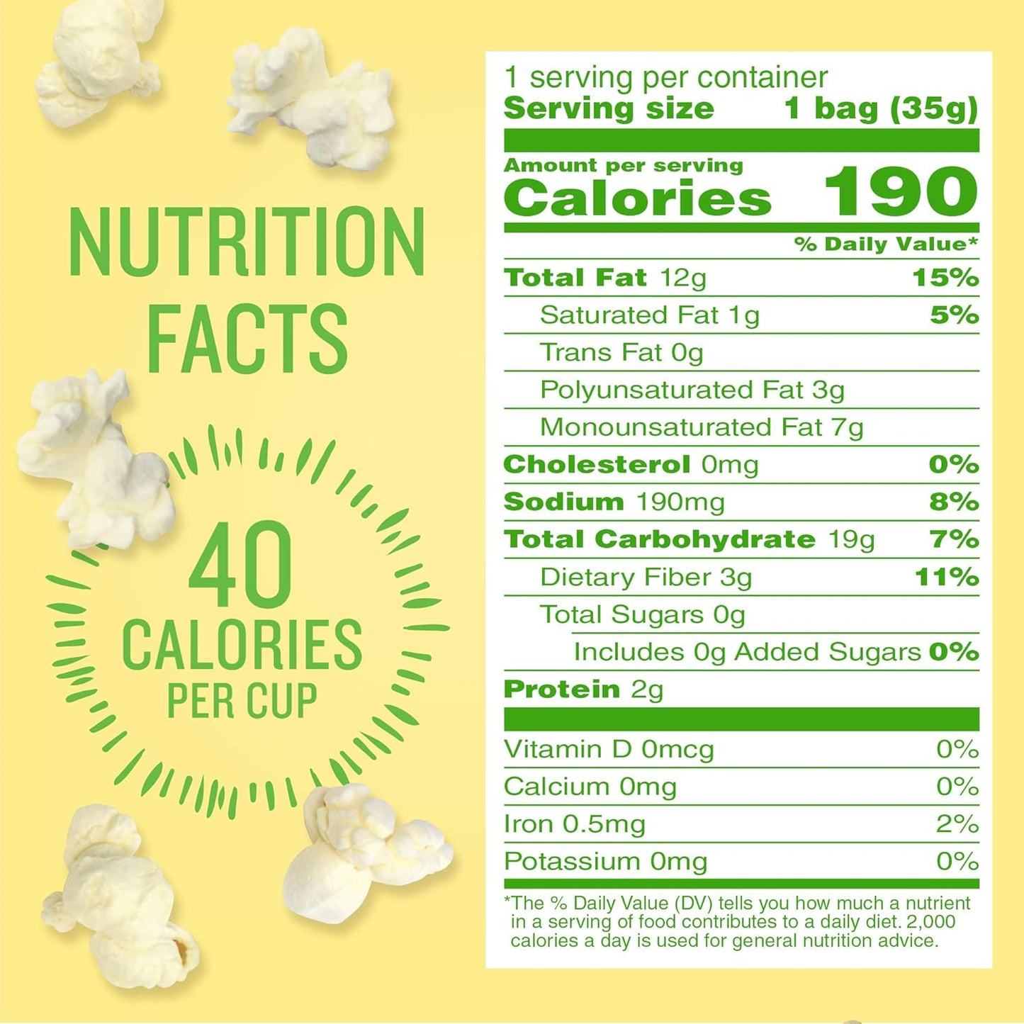 Angie's Boom Chicka Pop Sea Salt Popcorn 1.25 oz Bag(Case Pack of 12)