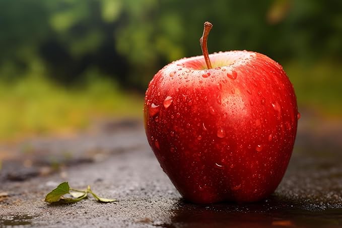Fresh delicious red apples by RawJoy Farms