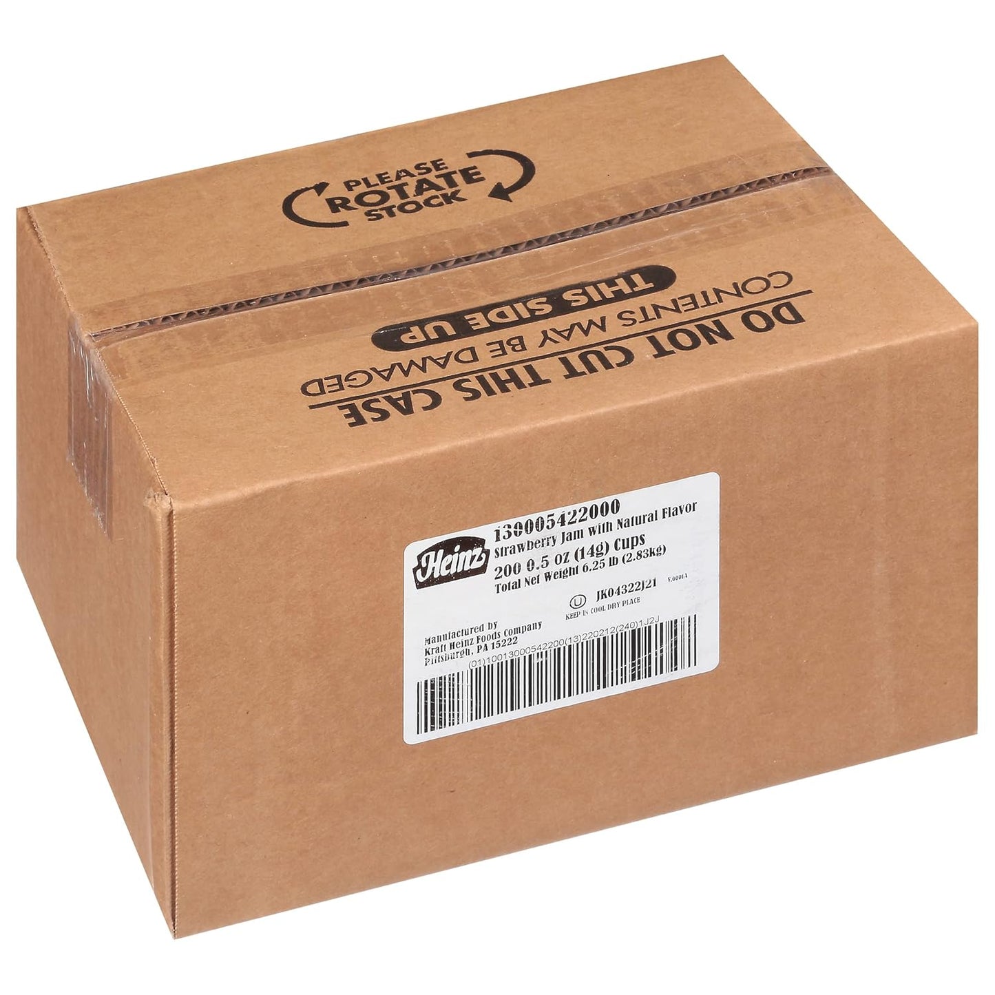 Heinz Strawberry Jam .5oz Cups