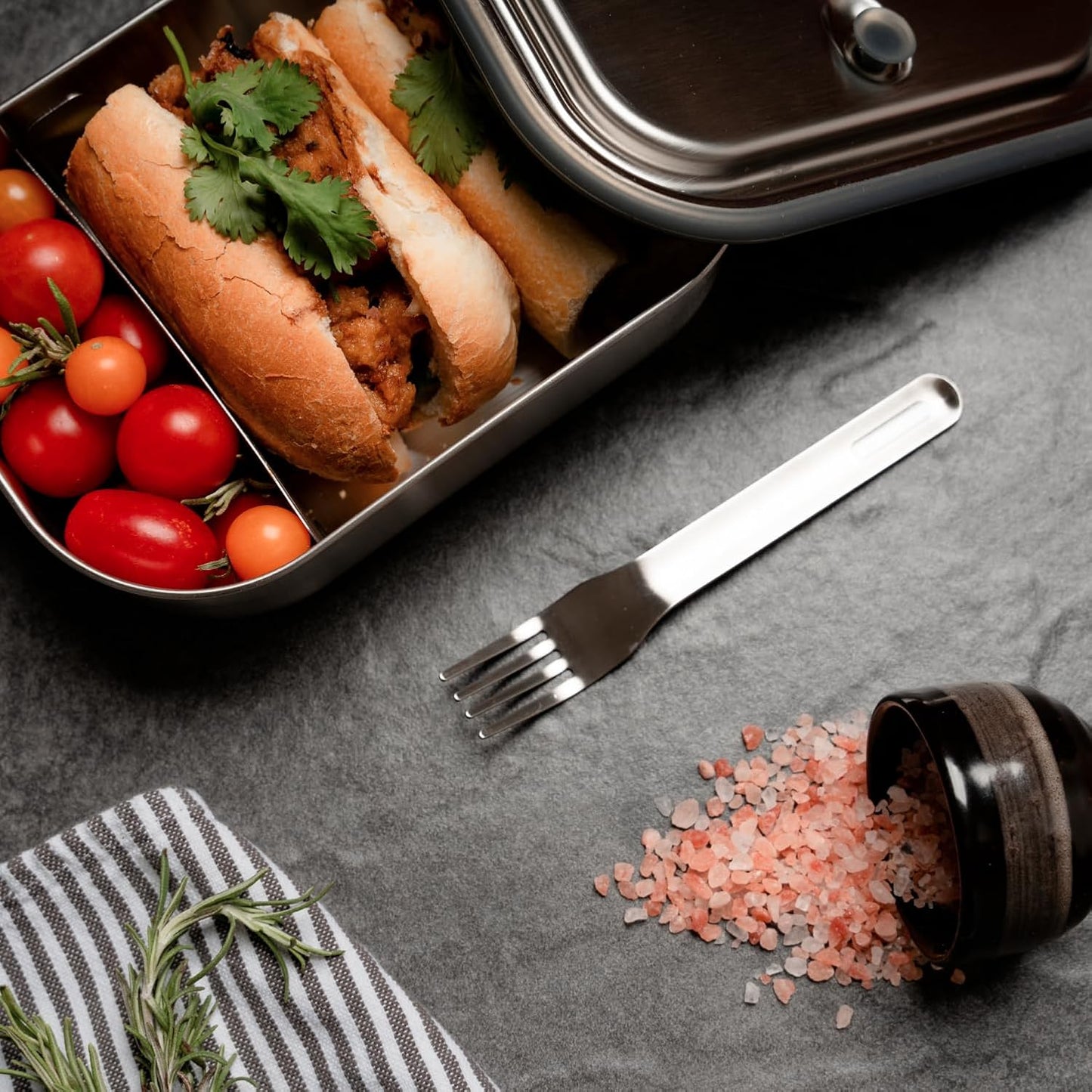 Black+Blum Stainless-steel Lunch Box | Leak-proof Oven Safe Plastic Free Meal Prep Lunch Food Container, Orange, 1000ml / 34 fl oz