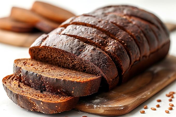 Fresh Baked Pumpernickel Bread By RawJoy