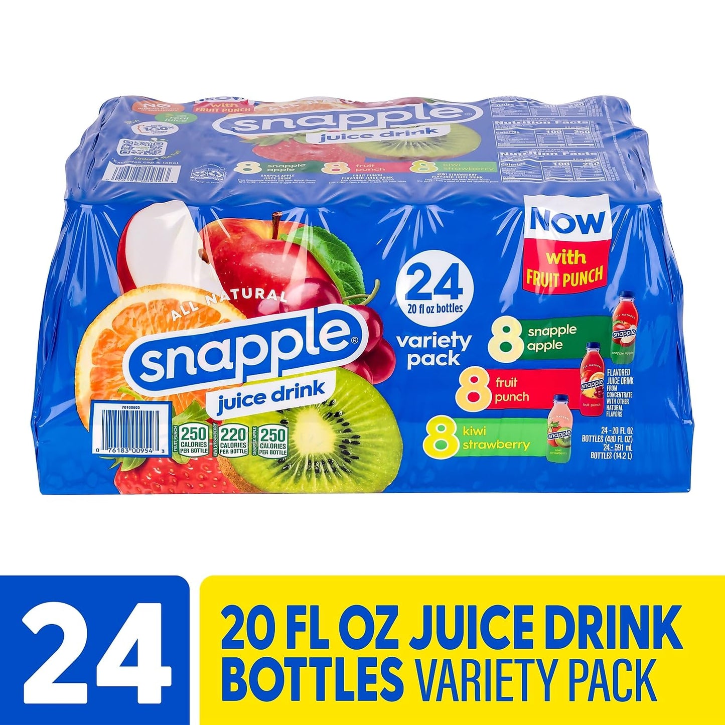 Snapple Juice drink variety pack 24 each