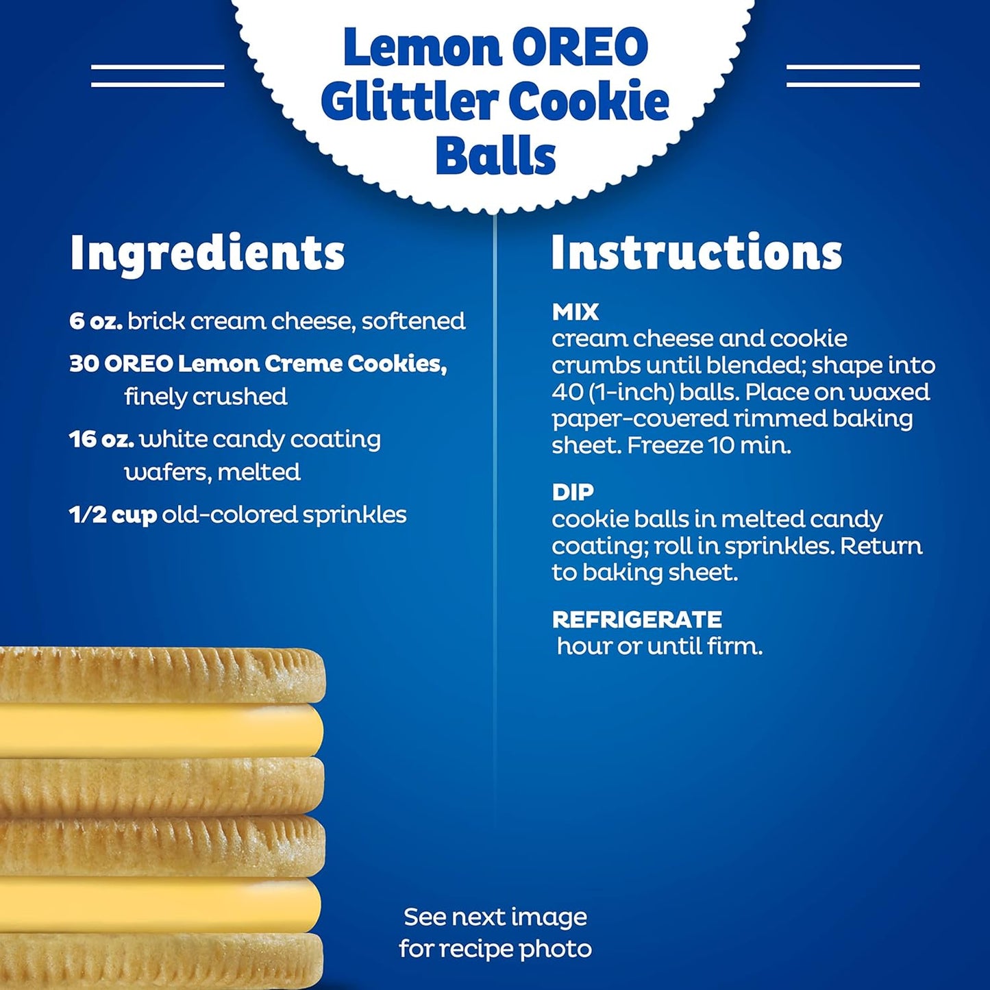 Nabisco Golden Lemon Creme Oreo Cookies 1 lb Bag (Case Pack of 12)