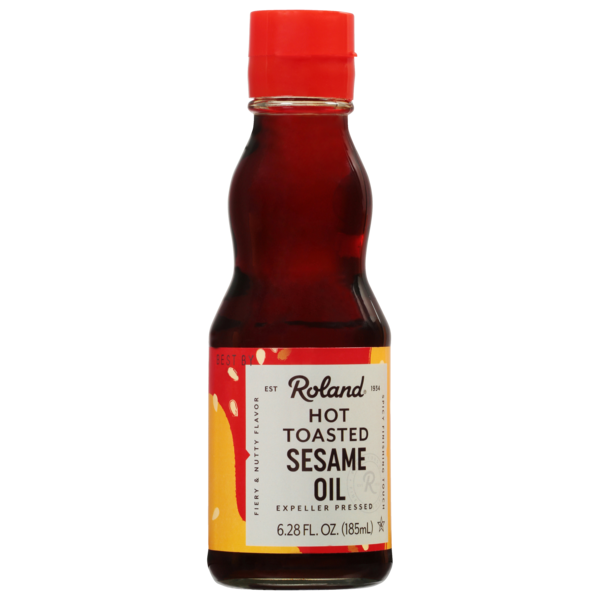 Roland Hot Sesame Oil 6.28 oz bottle (Case Pack of 12)