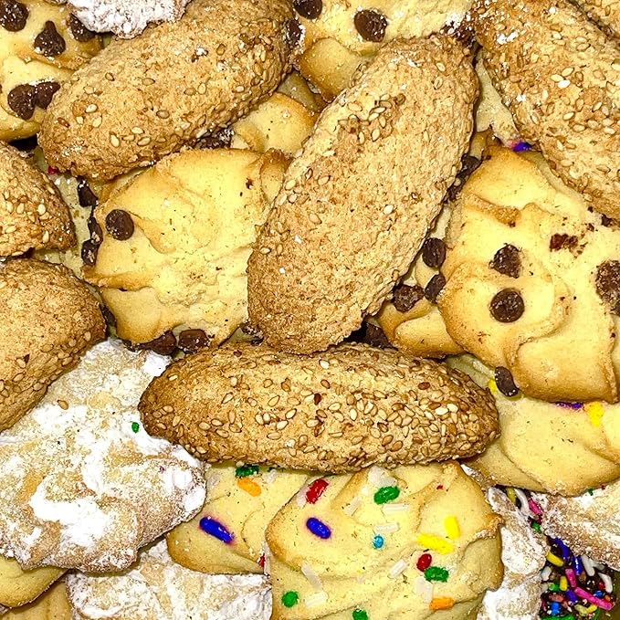 Best Cookies – 4 lb. Gourmet Italian Christmas Cookie Platter,Day Gifts, 100+ Cookie Gift Basket