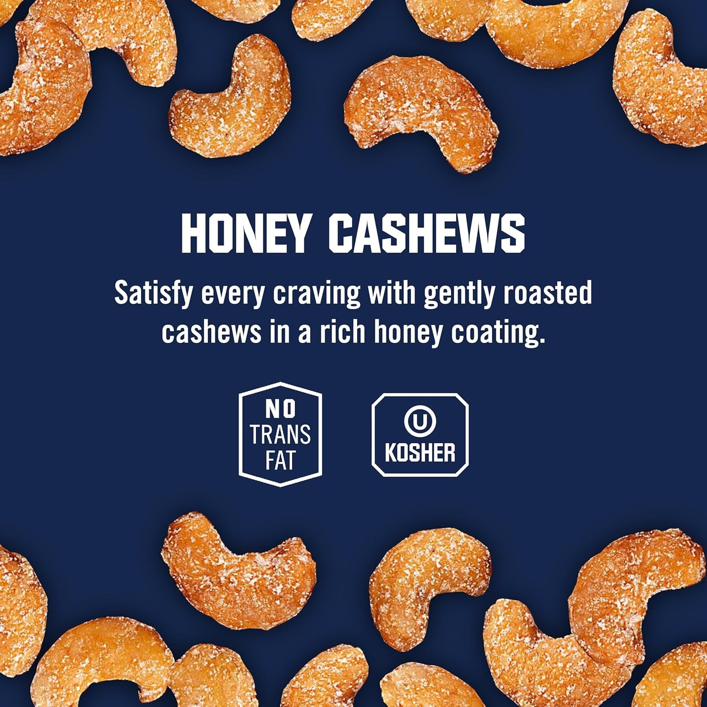 Kars Honey Roasted Cashews 3 oz bag ( Case Pack of 12)