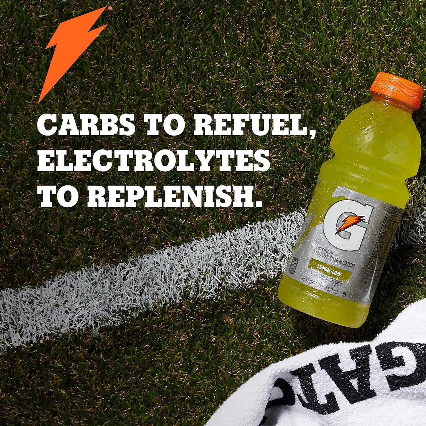 Gatorade G Zero Thirst Quencher, Orange, 20 fl oz - 8 Count