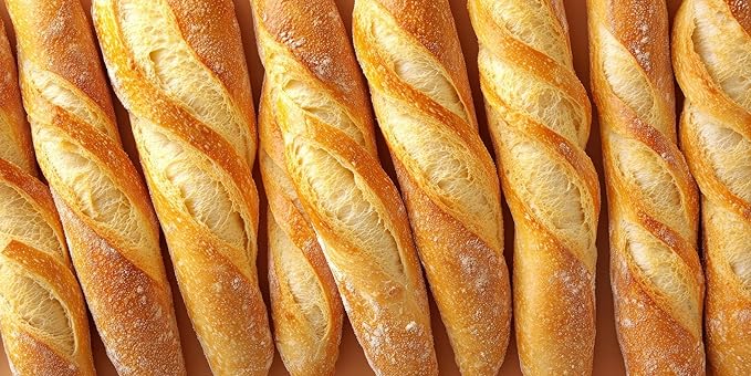Fresh Baked Crusty French Baguette Bread By RawJoy