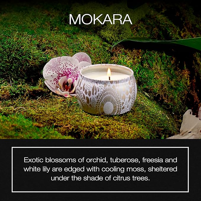 Voluspa MOKARA Petite Tin Candle 4oz