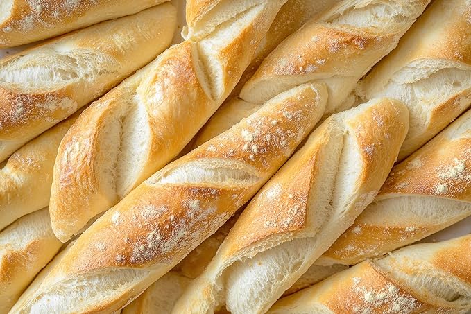 Fresh Baked Crusty French Baguette Bread By RawJoy