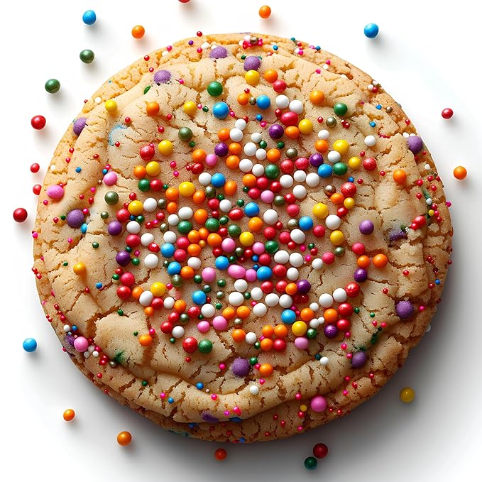 RawJoy Fresh New York City Rainbow Sprinkle Cookies