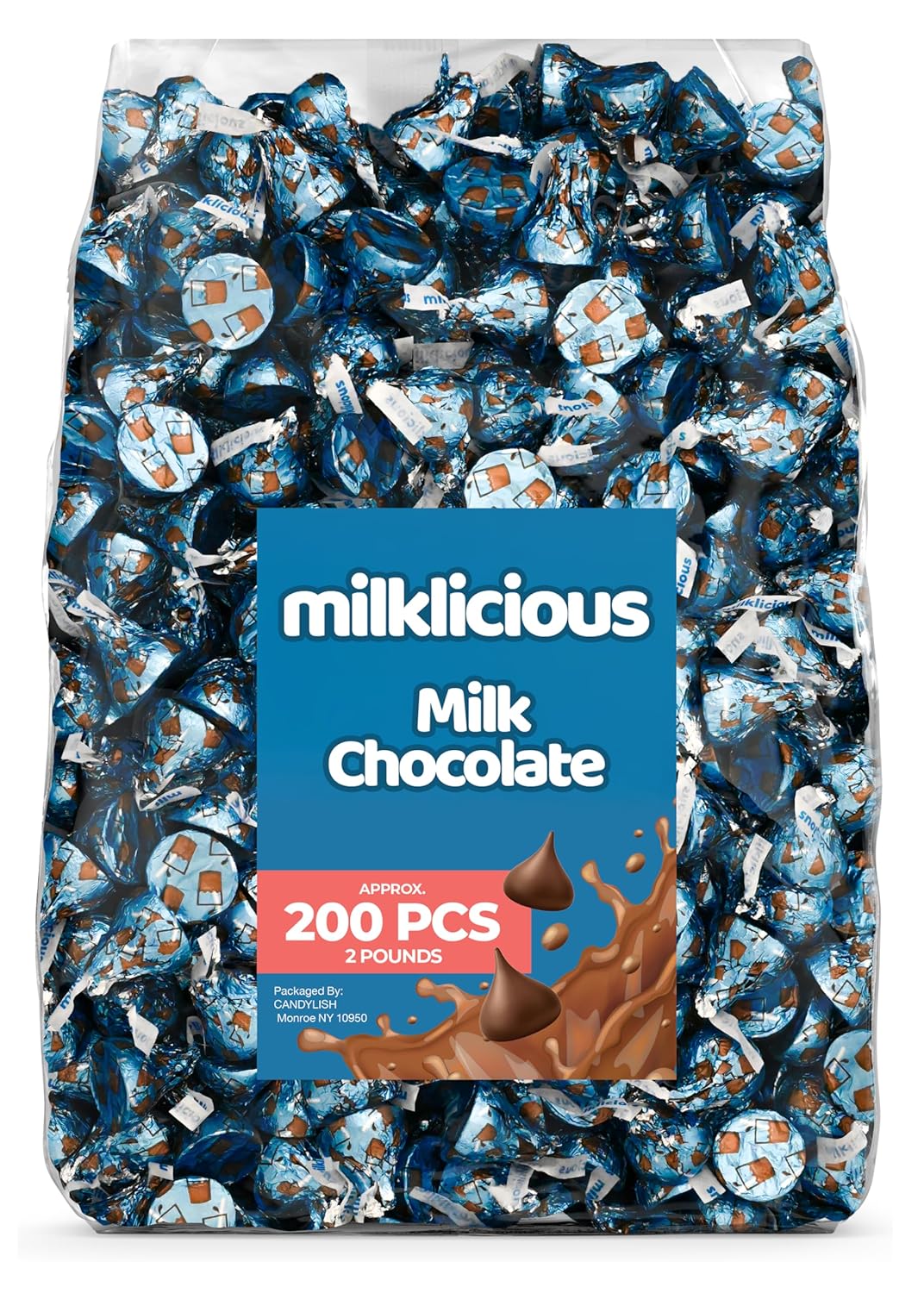 Hershey's Milkalicious Kisses 1800 lbs