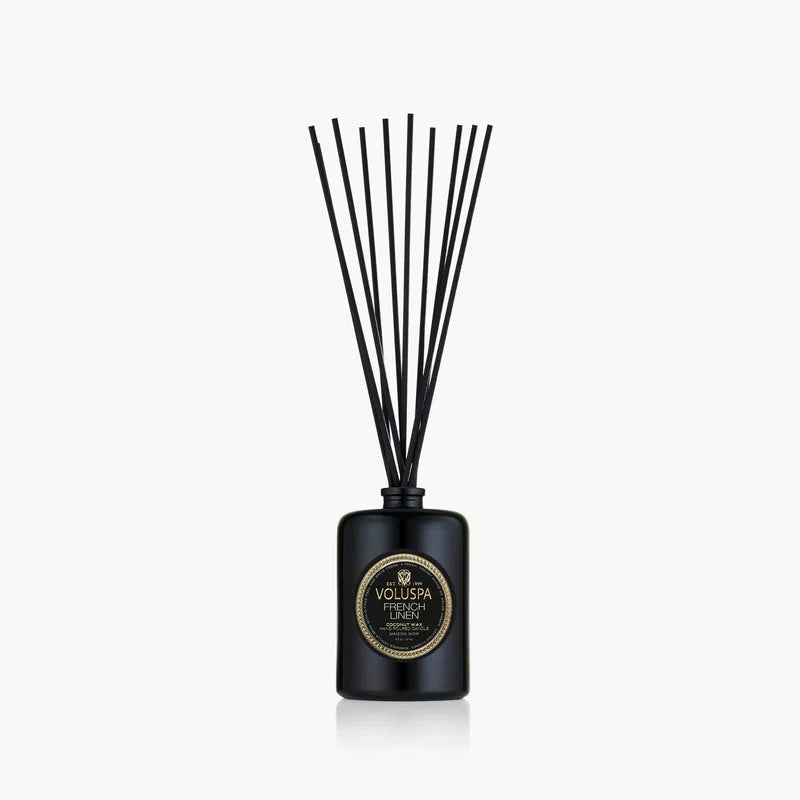 Voluspa Maison Noir French Linen Reed Diffuser
