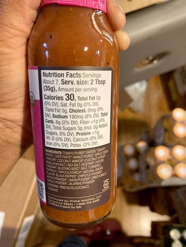 Primal kitchen mango jalapeno bbq sauce