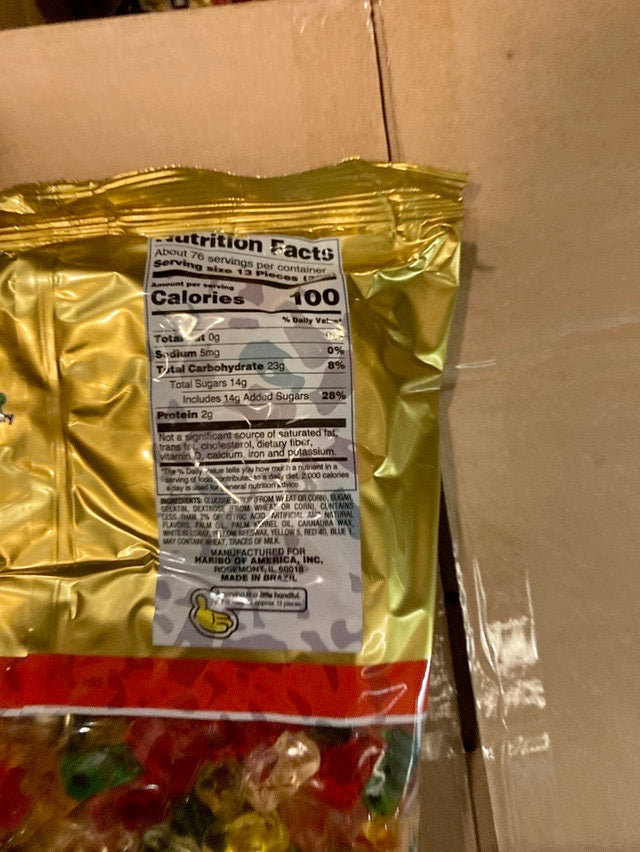 Haribo Original Gold-Bears Gummi Candy, 5-Pound Bag of Delicious Bears!