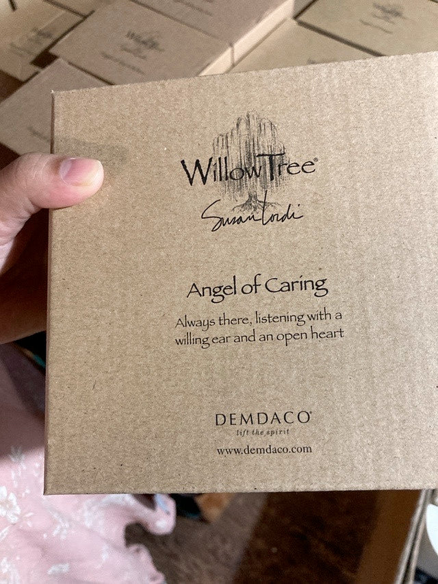 Willow Tree ANGEL OF CARING, Always There With Willing Ear & Open Heart,