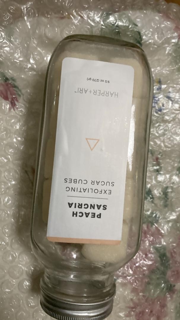 Harper + Ari Peach Sangria Exfoliating Sugar Cubes
