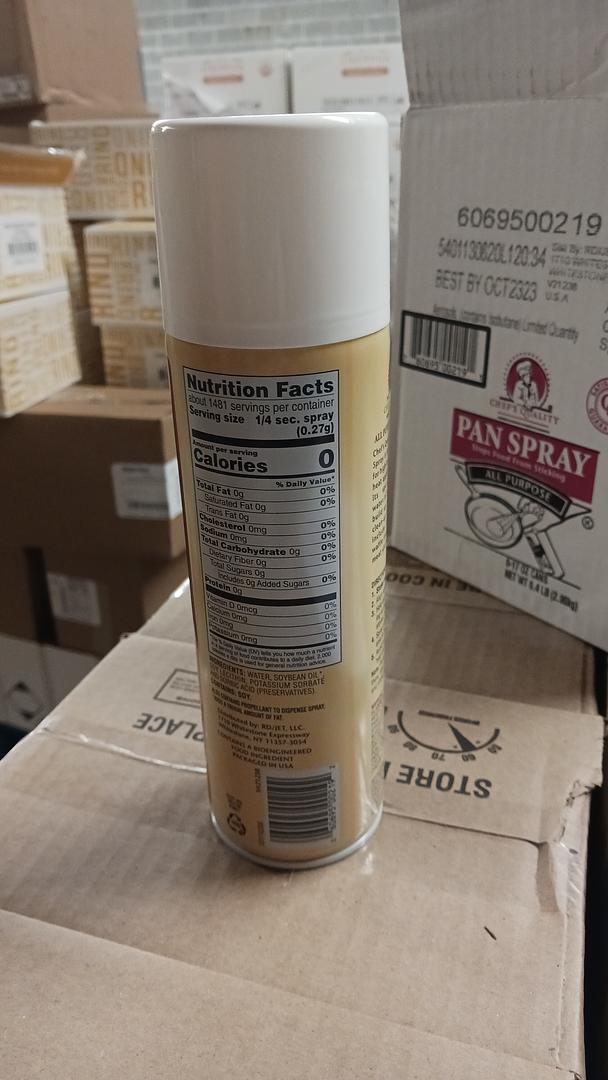 Chefs's Quality All Purpose Pan Spray 17 oz bottles each